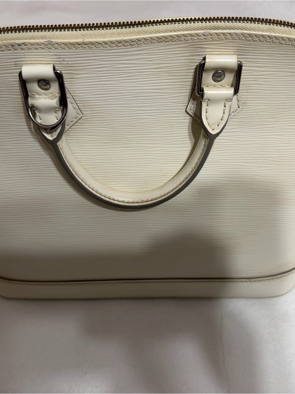 Louis Vuitton Cream Epi Leather Crossbody Bag